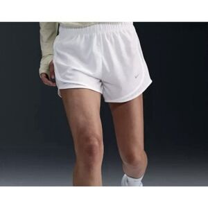 Nike Dri-FIT Tempo Running Shorts Women's‎ XS White Lined Mesh Athletic Gym